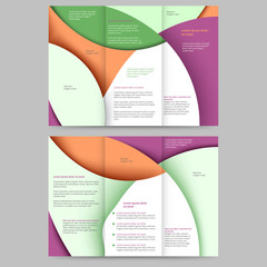 Abstract brochure template