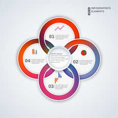 Abstract template infographic