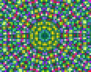 Fototapeta premium abstract squares batique