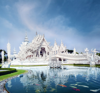 Chiang Rai Thailand, Wat Rong Khun White Temple