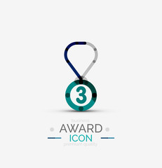 Award icon, logo.