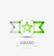 Award icon, logo.