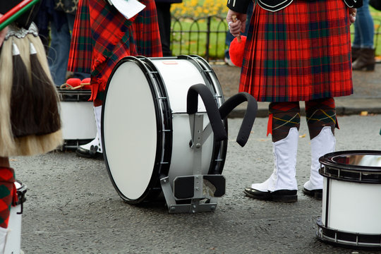 Scottish Marching Band drums