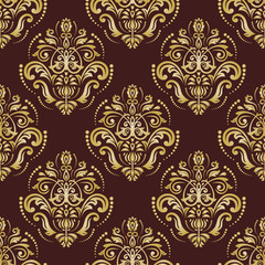 Orient Seamless Vector Pattern. Abstract Background