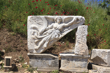 Goodess Nike in Ephesus, Izmir, Turkey