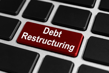 debt restructuring button on keyboard
