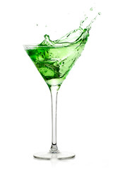 Peppermint Schnapps with Big Splash. Cocktails