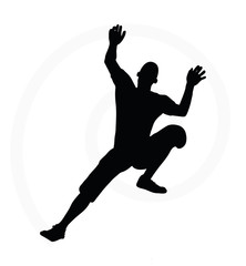 illustration of senior climber man