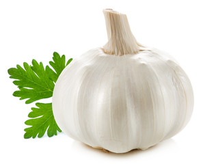 garlic isolated