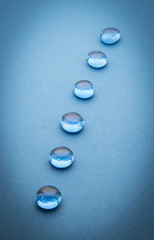 glass beads background