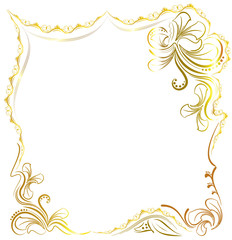 Frame in luxury style