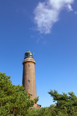 Fototapeta na wymiar Leuchtturm Darßer Ort