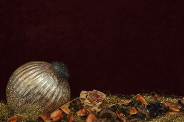 Hintergrund, Weihnachtsdekoration