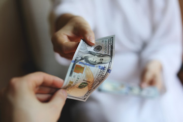 arms transfer money