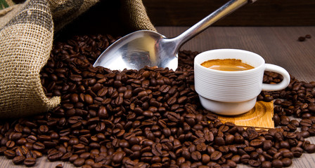 warm cup of coffee