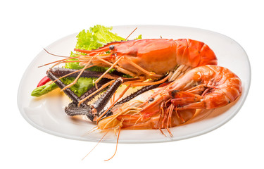 Giant Freshwater Prawn and king prawns