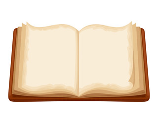 Open book. Vector illustration.