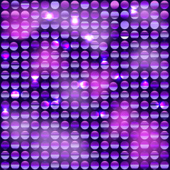 Фон из блестящих дисков с фиолетовым оттенком