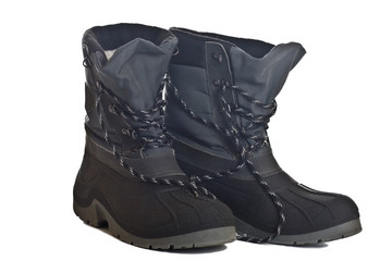 Naklejka premium Waterproof winter boots