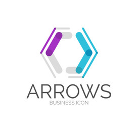 Minimal line design logo