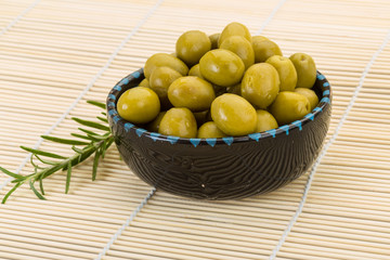Green olives