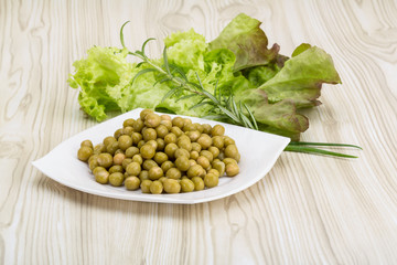 Marinated peas