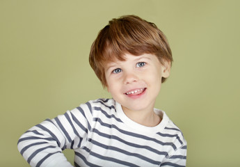 Happing, laughing, smiling child