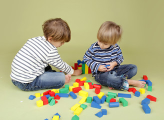 Kids Playing a Game, Sharing and Teamwork