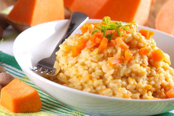 risotto con la zucca