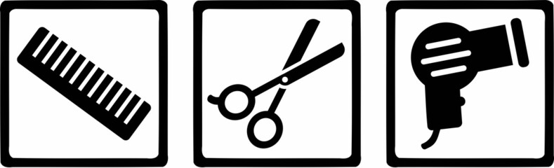 Hairdresser Icons