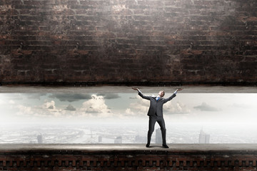 Powerful businessman