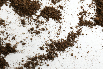 Ground surface, close up