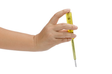 Hand hold screw driver
