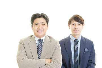 笑顔のビジネスマン