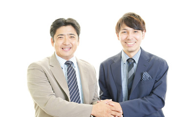 笑顔のビジネスマン