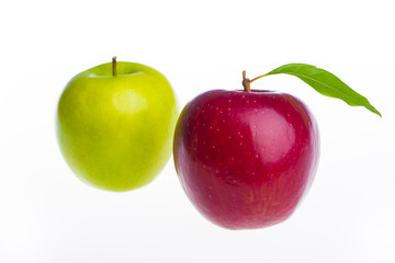Fresh apple isolated on white background