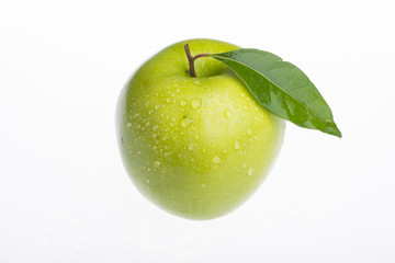 Fresh apple isolated on white background