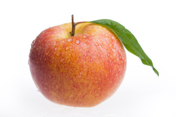 Fresh apple isolated on white background