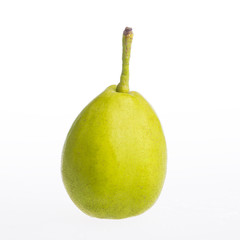 Fresh pear isolated on white background