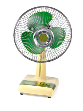 Old Electric Fan Isolate