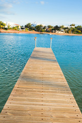 Obraz premium Jetty into the Blue
