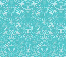 Vector seamless kaleidoscope pattern