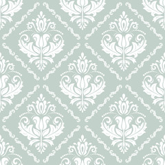 Fototapeta premium Damask Seamless Pattern. Orient Background