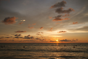 Закат. Тайланд