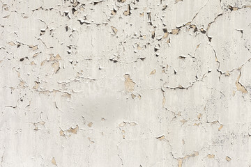 Grungy white concrete wall background