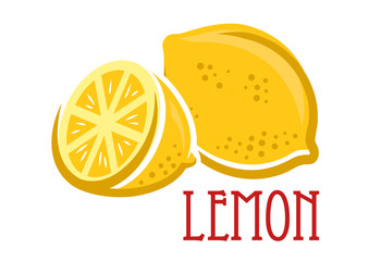 Lemon fruit symbol