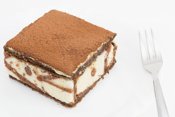mini tiramisù con pasta sigaretta