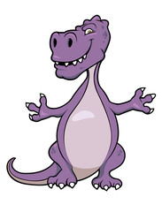 Cute cartoon dinosaur