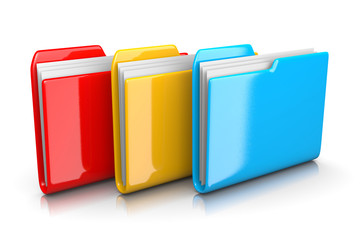 Three Document Folders