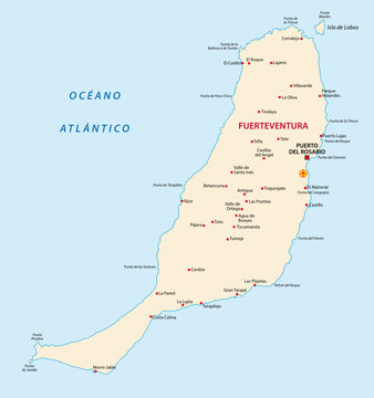 fuerteventura map